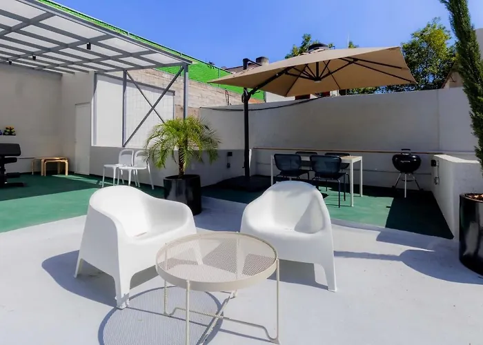 Capitalia Two Bedroom Near El Angel With Rooftop Gym And Fast Wifi *