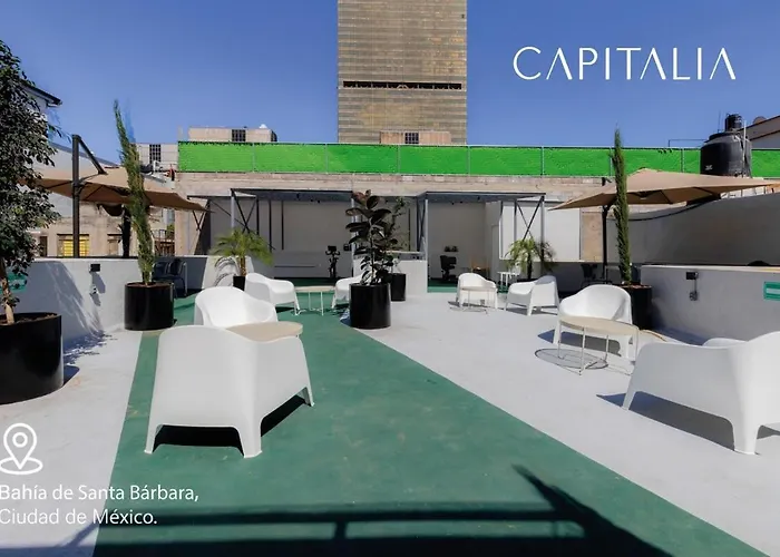 Capitalia Two Bedroom Near El Angel With Rooftop Gym And Fast Wifi * Mexico City