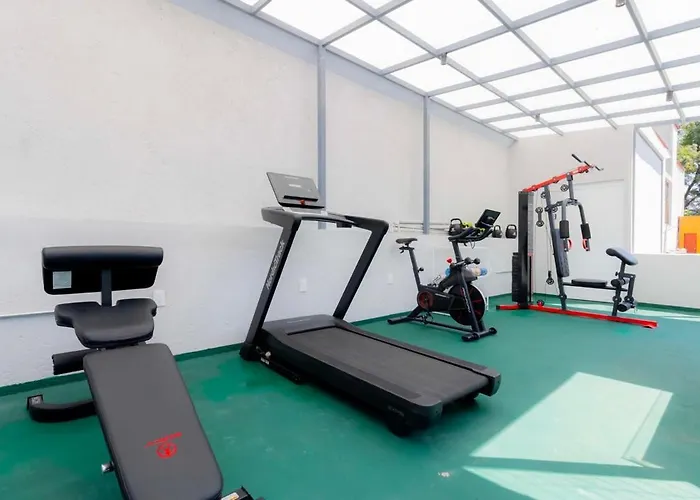 Capitalia Two Bedroom Near El Angel With Rooftop Gym And Fast Wifi Apartment