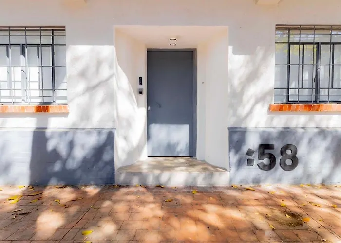 Apartment Capitalia Two Bedroom Near El Angel With Rooftop Gym And Fast Wifi