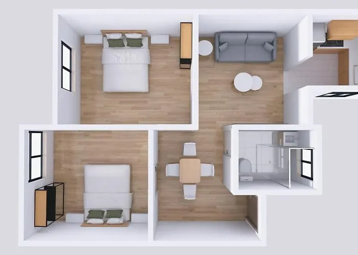 Capitalia Two Bedroom Near El Angel With Rooftop Gym And Fast Wifi *